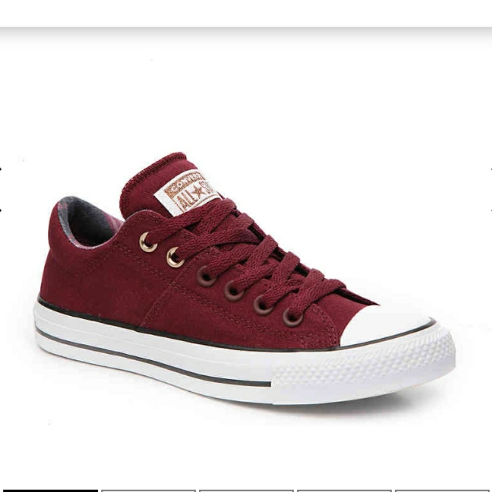 Burgundy converse
